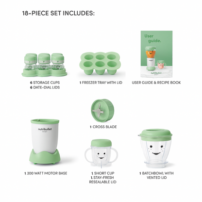Baby Bullet Blender 18 Pc Full Set